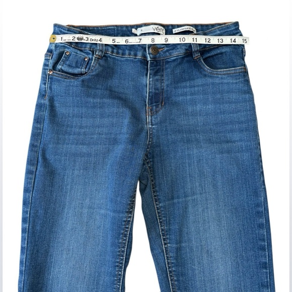 Véro par Véronique Cloutier, Classic Blue Straight-Leg Jeans, Size 8 - Picture 3 of 8